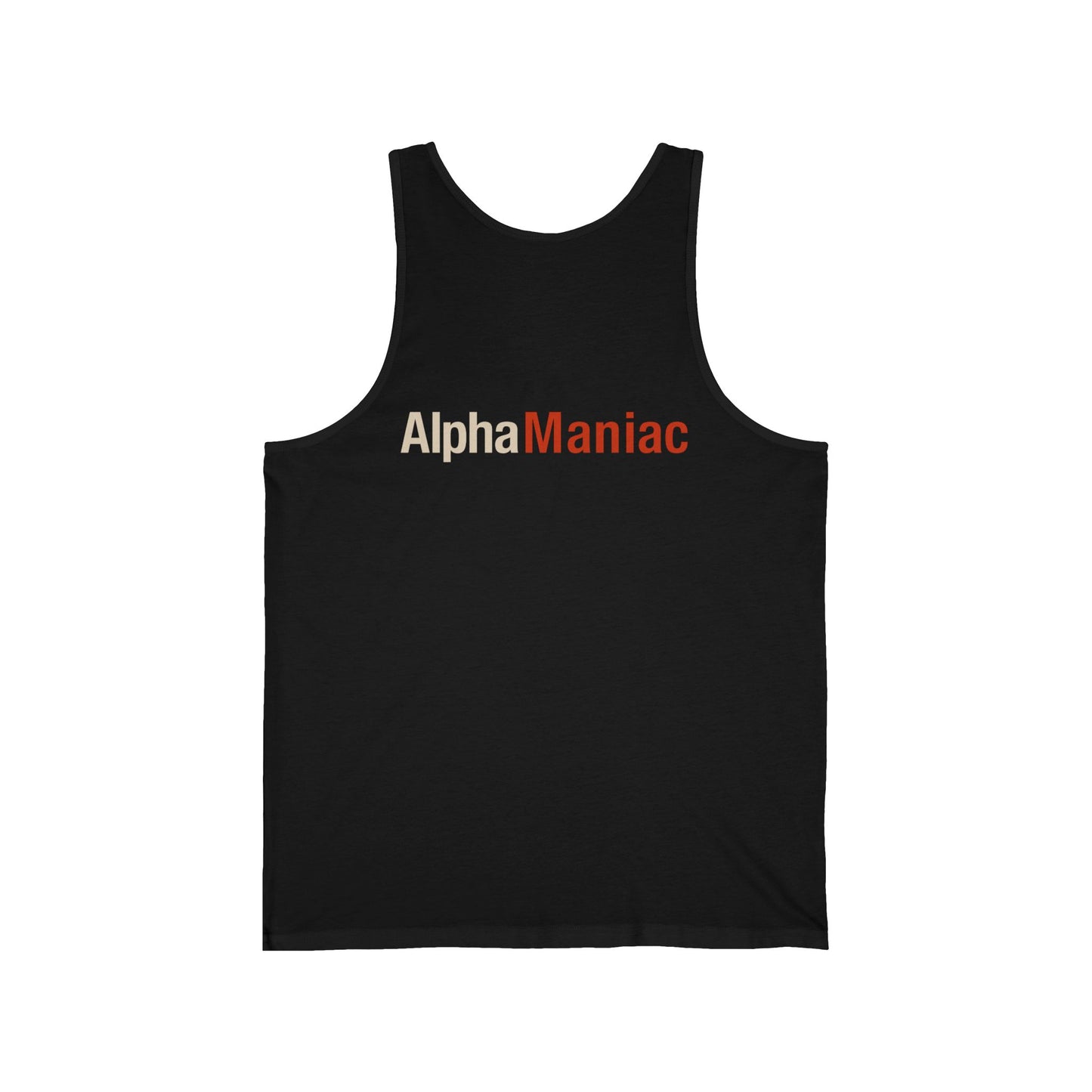 Unisex Jersey Tank: Be the Obsession, Alpha Maniac - Cool Summer Tank Top, Workout Apparel, Graphic Tee, Gift for Music Lovers, Casual Wear
