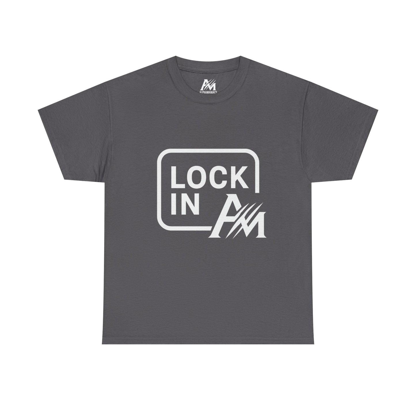 Lock In Unisex Heavy Cotton Tee - Motivational Tee, Casual Wear, Gym Shirt, Gift for Him/Her, Everyday Style