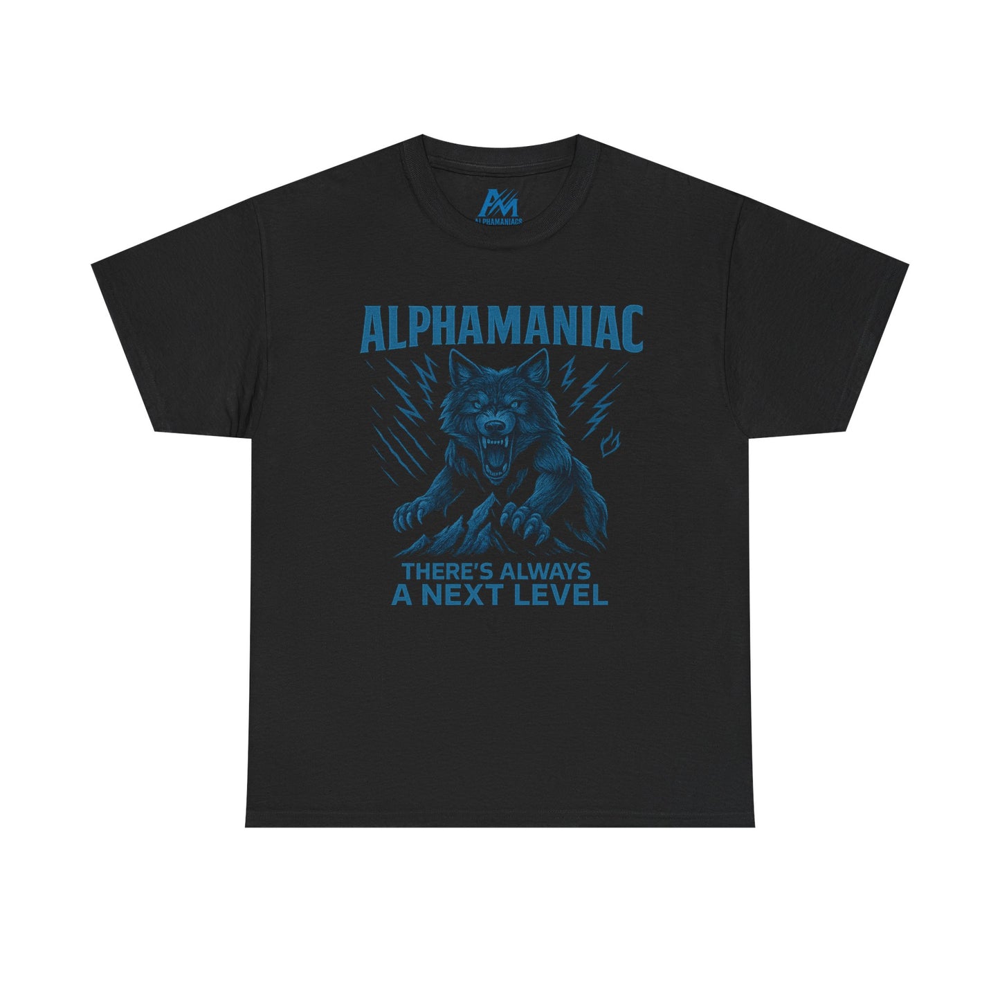Unisex Heavy Cotton Tee - "Alphamaniac" Graphic Tee, Unique Gift for Fitness Lovers, Casual Wear, Motivational Apparel, Men's Women's Shirt