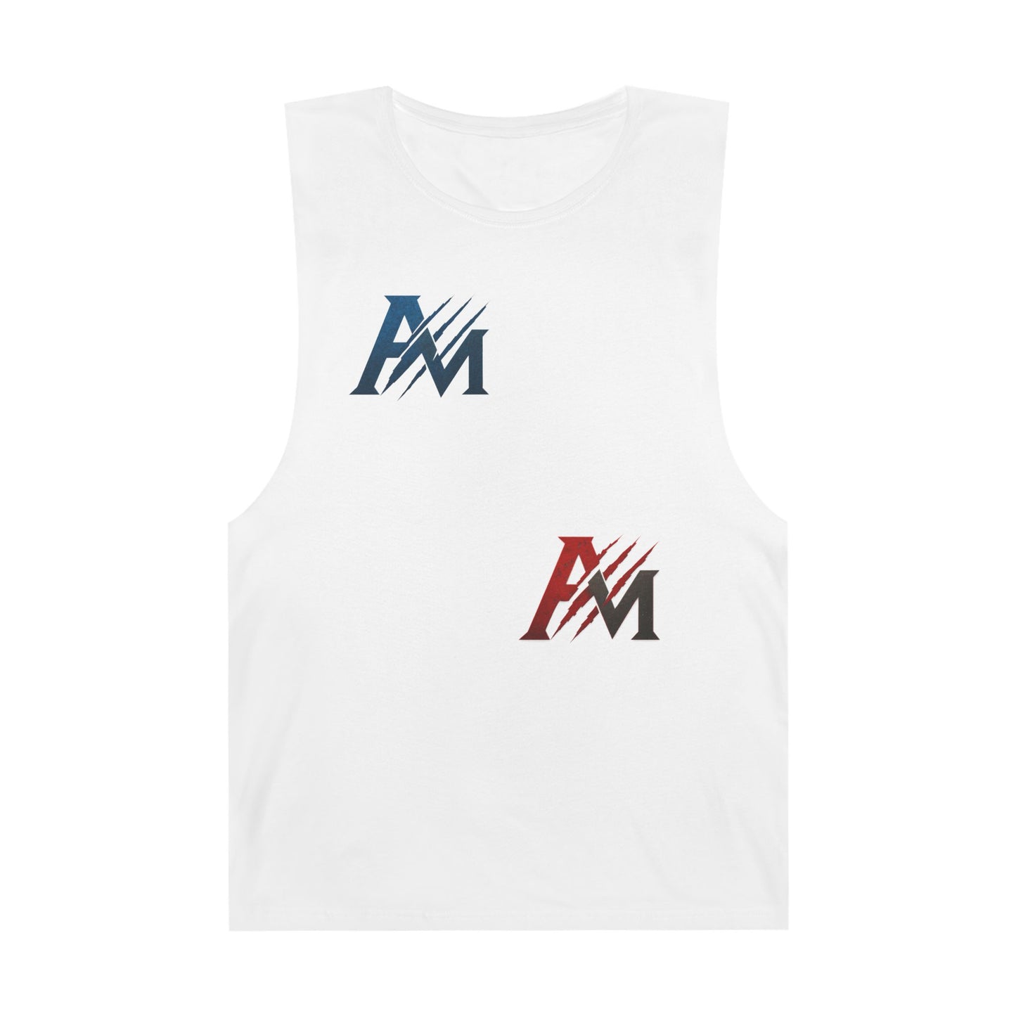 Barnard Tank Top - Double AM logo (Red/Blue)