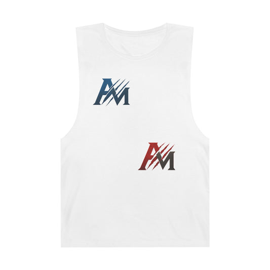 Barnard Tank Top - Double AM logo (Red/Blue)
