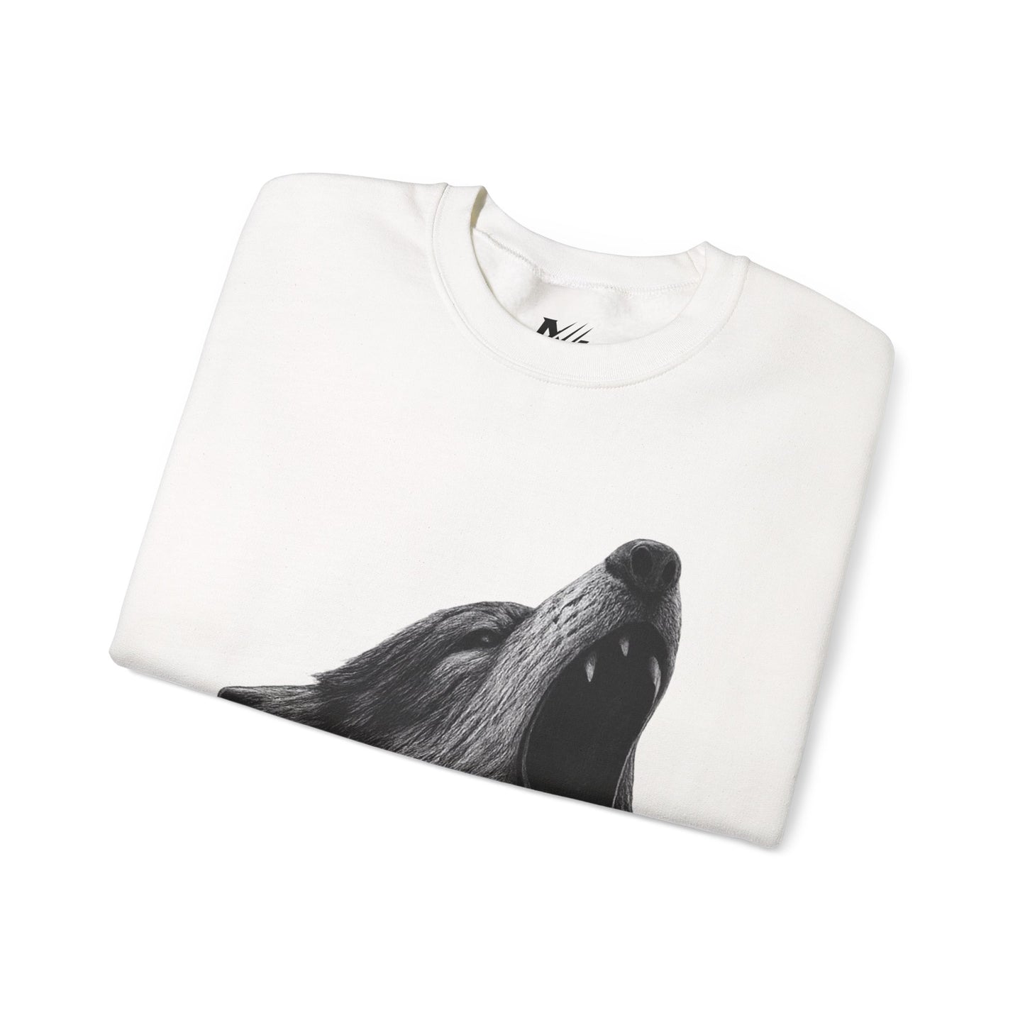 Howling Wolf Crewneck Sweatshirt | Cozy Oversized Unisex Sweater | Gift for Nature Lovers, Outdoor Enthusiasts, Fall Fashion, Unique Apparel