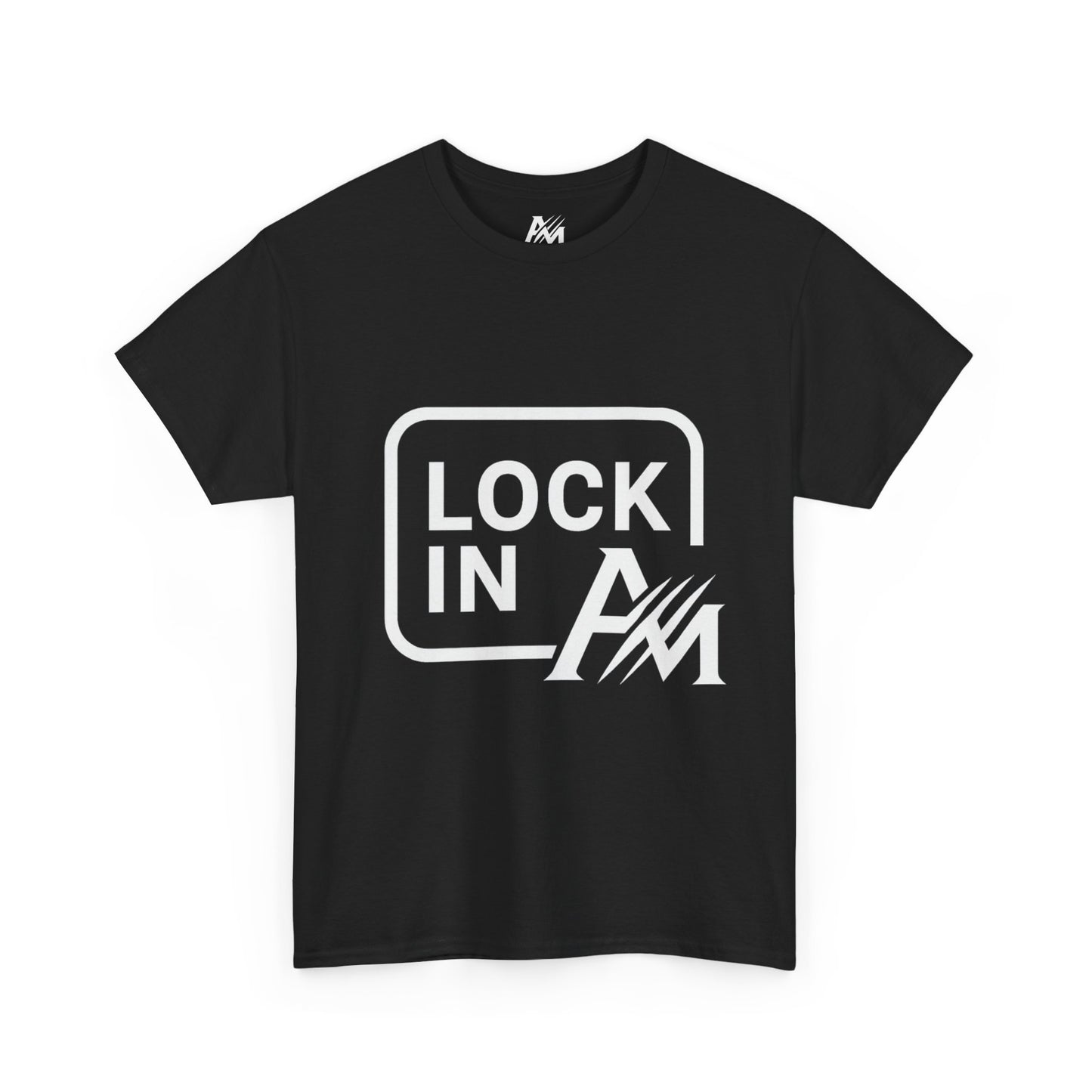 Lock In Unisex Heavy Cotton Tee - Motivational Tee, Casual Wear, Gym Shirt, Gift for Him/Her, Everyday Style
