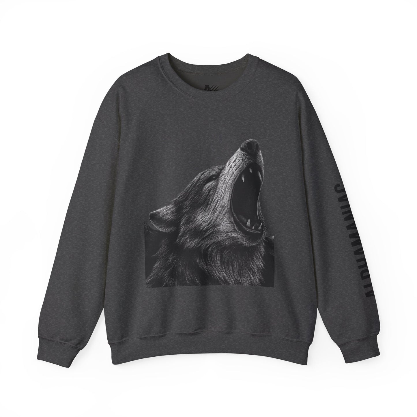Howling Wolf Crewneck Sweatshirt | Cozy Oversized Unisex Sweater | Gift for Nature Lovers, Outdoor Enthusiasts, Fall Fashion, Unique Apparel