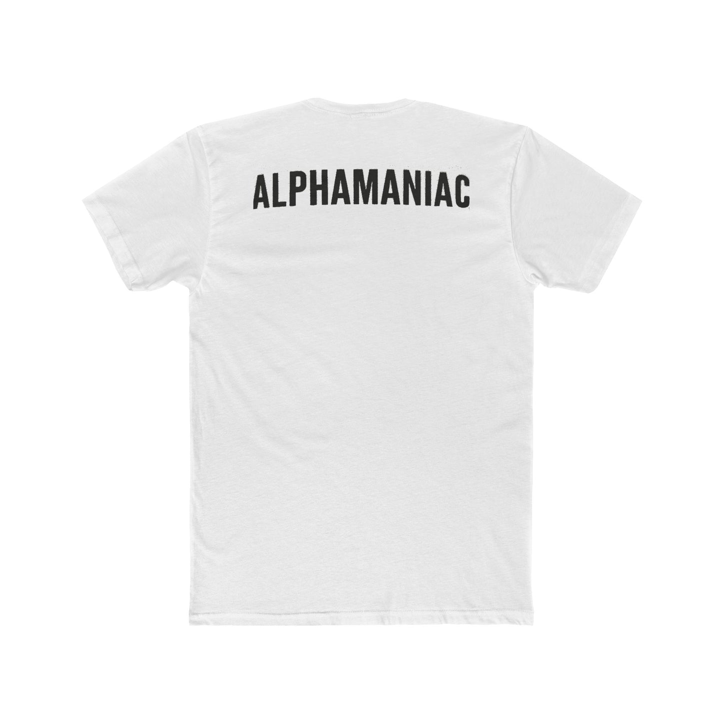 Alphamaniac Unisex Cotton Crew Tee, Wolf Design Shirt, Graphic Tee for Nature Lovers, Gift for Animal Lovers, Casual Everyday Wear