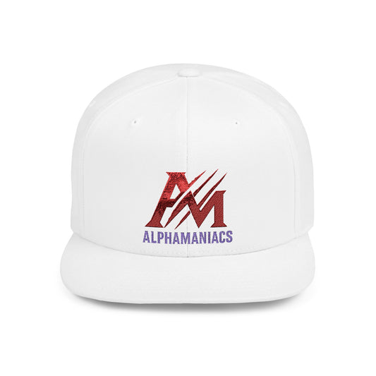 AlphaManiacs - Flat Bill Snapback Cap