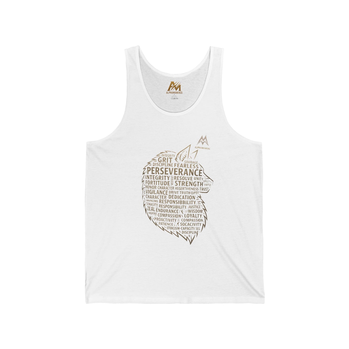 Inspirational Unisex Jersey Tank - Perseverance, Strength, Motivation | Great for Yoga, Fitness, Gifts, Summer Wear, Self-Improvement