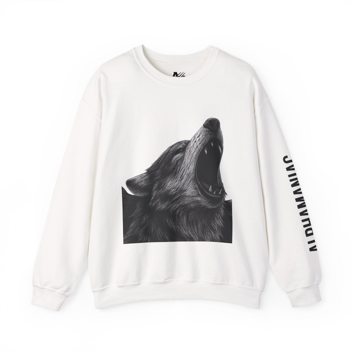 Howling Wolf Crewneck Sweatshirt | Cozy Oversized Unisex Sweater | Gift for Nature Lovers, Outdoor Enthusiasts, Fall Fashion, Unique Apparel