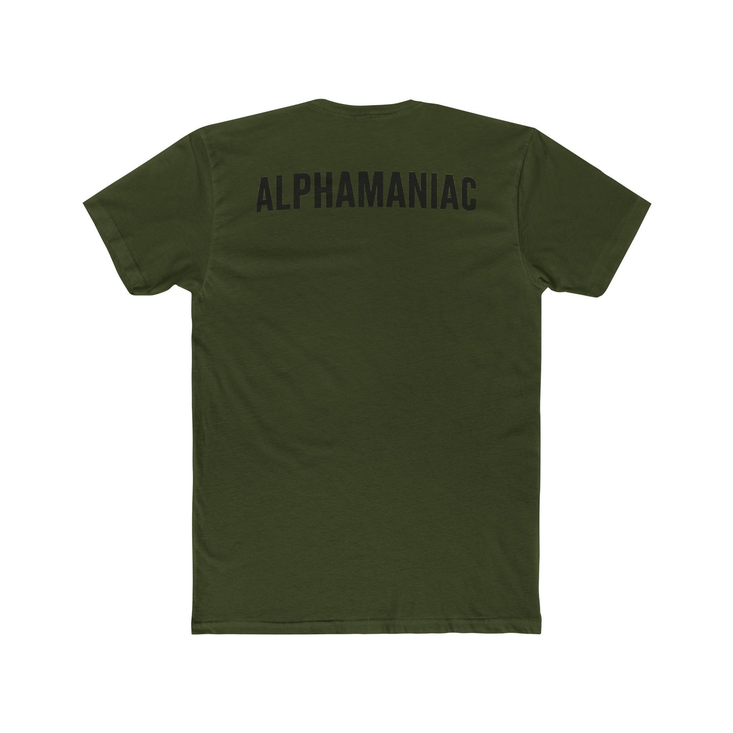 Alphamaniac Unisex Cotton Crew Tee, Wolf Design Shirt, Graphic Tee for Nature Lovers, Gift for Animal Lovers, Casual Everyday Wear
