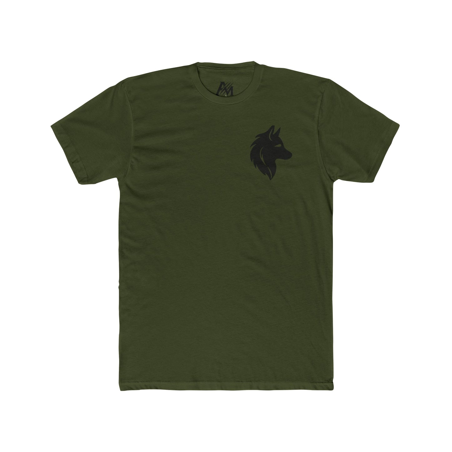 Alphamaniac Unisex Cotton Crew Tee, Wolf Design Shirt, Graphic Tee for Nature Lovers, Gift for Animal Lovers, Casual Everyday Wear