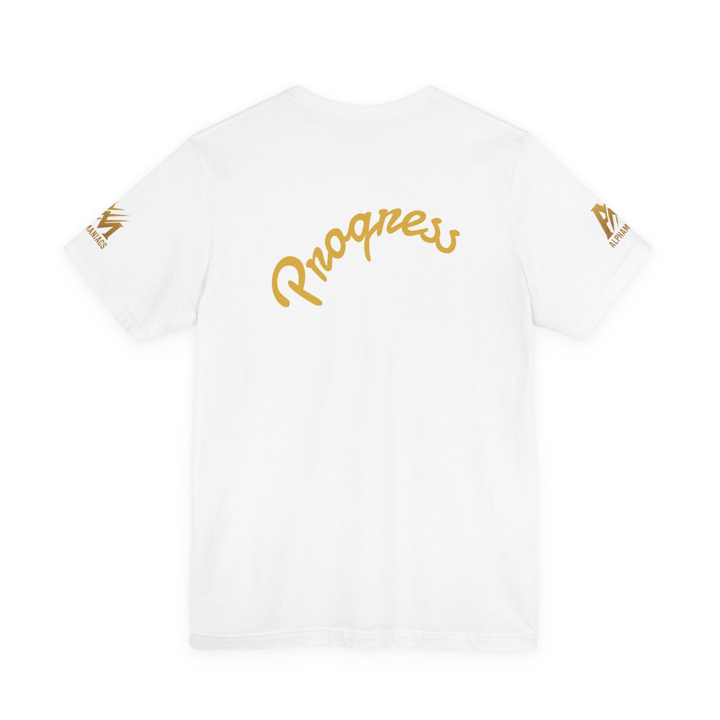 Motivational Wolf Tee - Rise Achiever, Progress Shirt, Animal Lover Gift, Fitness Apparel, Inspirational Short Sleeve