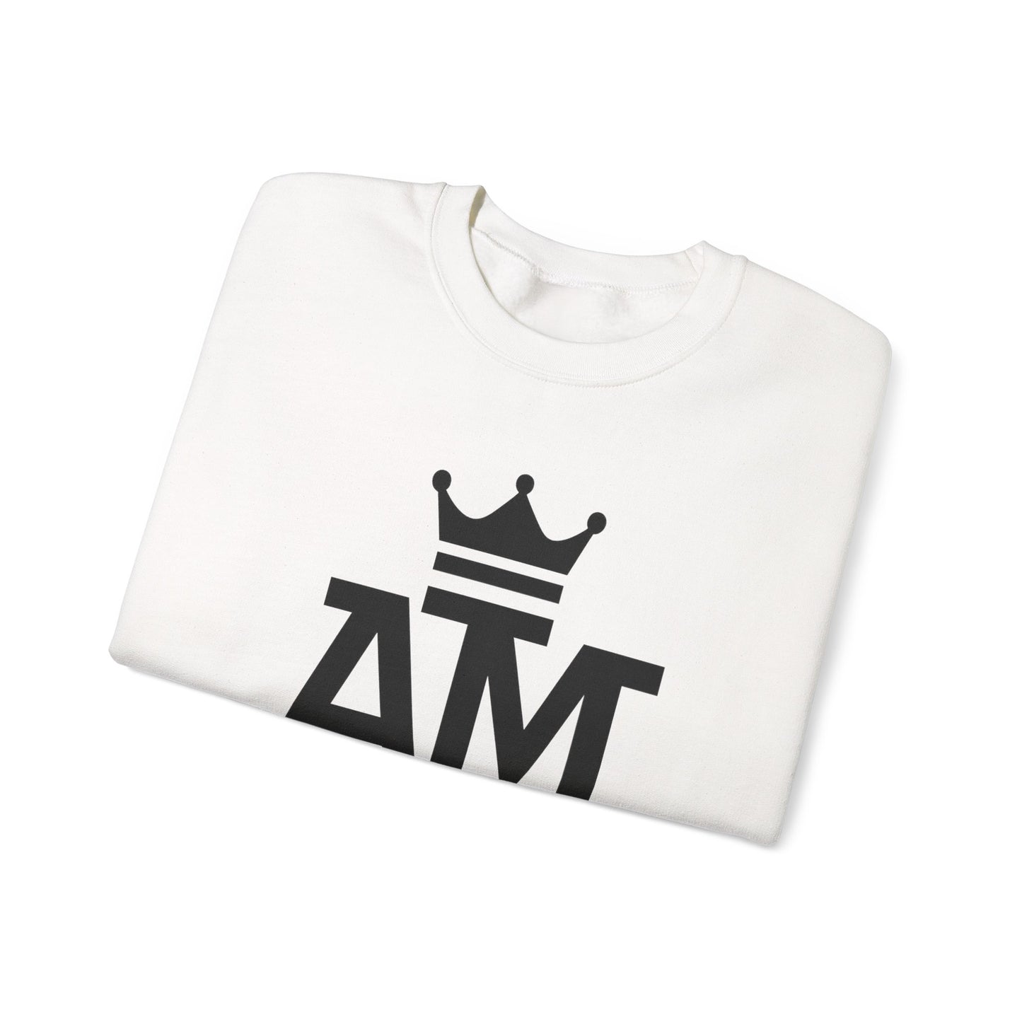 Crown AM Crewneck Sweatshirt | Unisex Apparel, Casual Wear, Gift for Her/Him, Cozy Sweatshirt, Birthday Gift