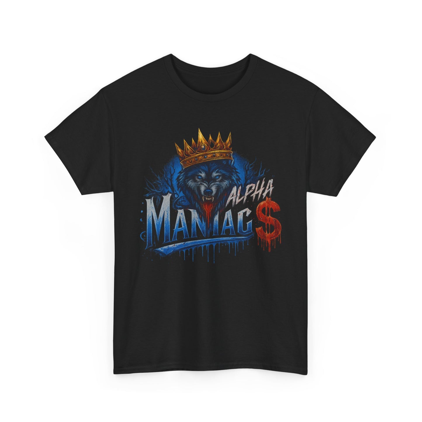 AlphaManiac$ Tee (Lion W/Crown)