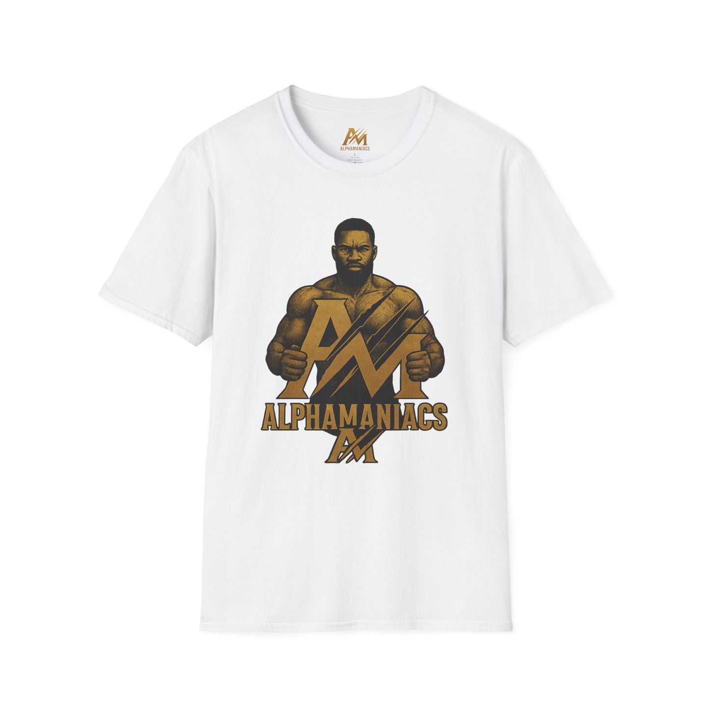 AlphaManiacs Unisex Softstyle T-Shirt, Fitness Apparel, Gym Wear, Motivational Tee, Casual Outfit, Gift for Him/Her