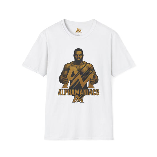 AlphaManiacs Unisex Softstyle T-Shirt, Fitness Apparel, Gym Wear, Motivational Tee, Casual Outfit, Gift for Him/Her
